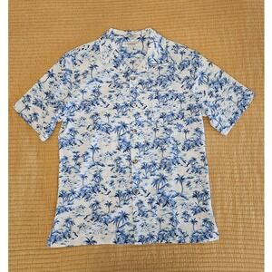 Coolibar Mens UPF 50+ Hawaiian Shirt Travel Lightweight Resort Wear Beach